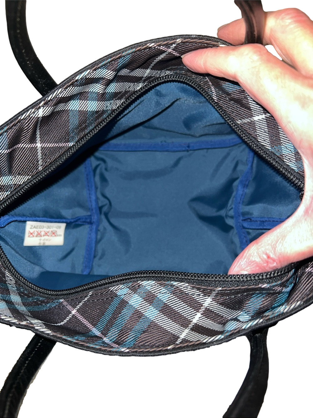 Burberry Blue Label Black Mini Tote Bag EUC - Picture 10 of 16